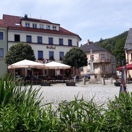 Hotel Gasthof Hillig Bad Gottleuba Exterior foto